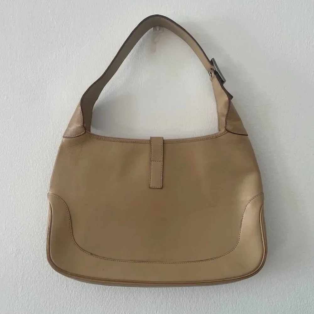 Vintage Gucci Jackie Tan Shoulder Bag - Picture 3 of 6